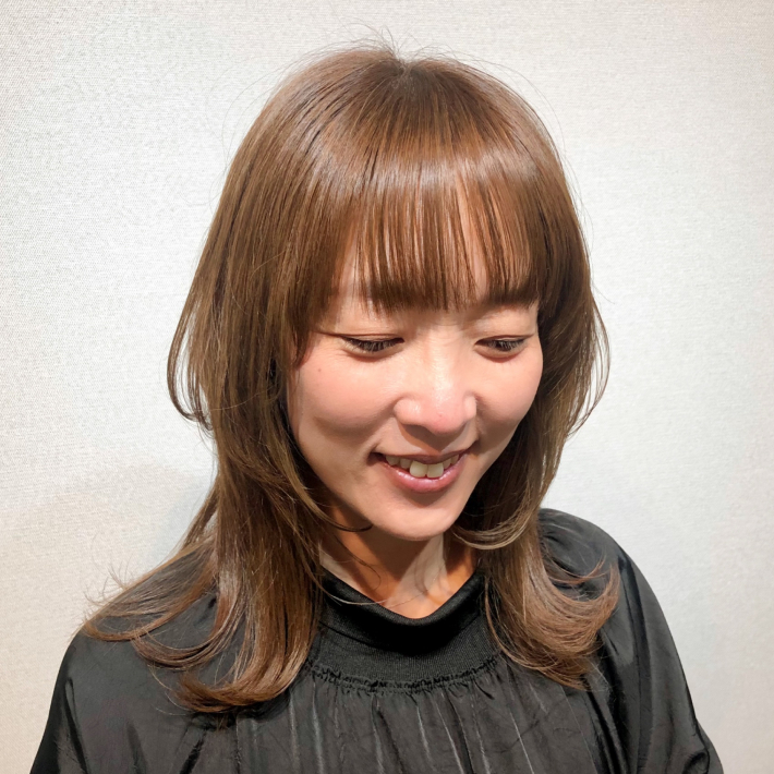 オーガニックカラーの仕上がり